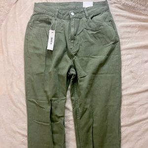 Shein Amy Green Jeans